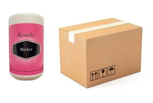 Colorante Vegetal Rosado En Polvo Backer X Caja