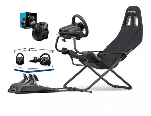 Simulador Playseat Challenge + Timón G29 + Caja De Cambios