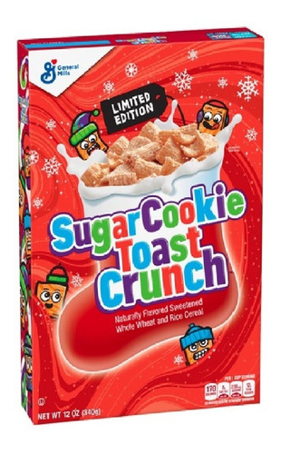 Cereal Sugar Cookie Toast Crunch 340 Gr Edición Limitada