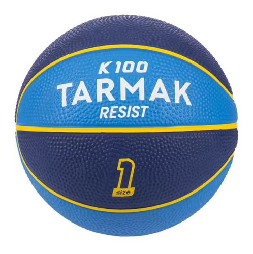 Bola de basquete tamanho 1 Boy K100 Cesta de bebê cor azul