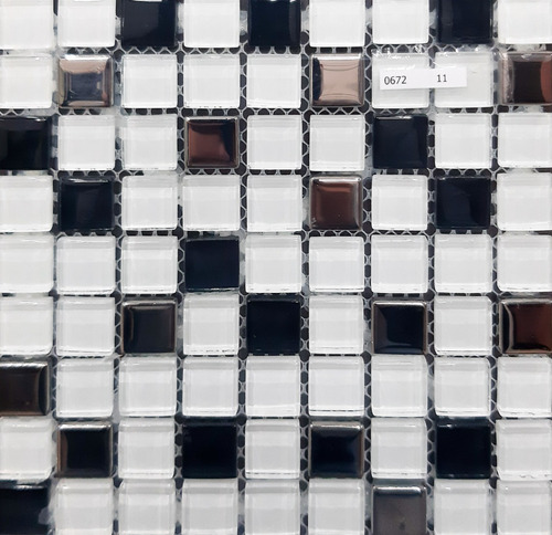 Malla Decorativa Mosaico Vidrio - 11 - 30 X 30