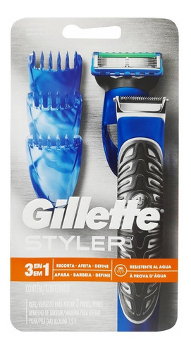 Maquina De Afeitar Gillette Styler 3en1. Original