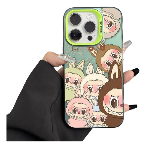 Xu Labubu Fundas Parejas Anticaída Multifunción For iPhone