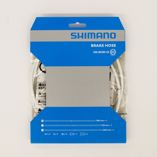 Manguera De Freno Hidraulico Shimano Sm-bh90-ss White 1000mm
