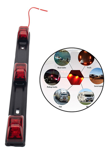 14.3 3 9 Luz Led Bar Id Indicador Marcador Luz Para Trailer