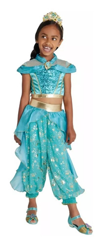 Disfraz Jasmine Aladdin Árabe Disney Store Entrega Ya