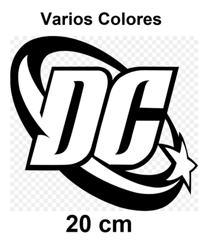 Stickers Dc Comics # 4 ( Vinil 20 Cm ) 1 Pza