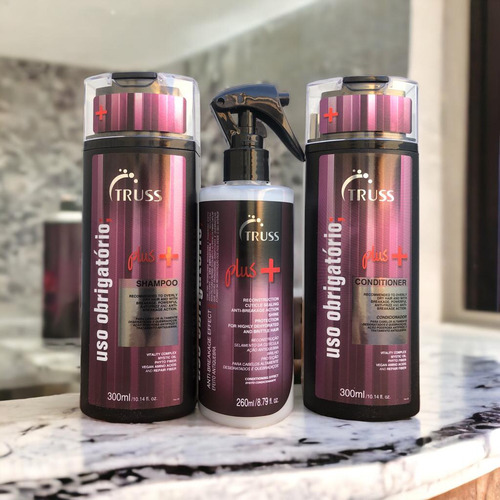 Plus Mais Shampoo Condic 300ml + Uso Obrig Plus+ 260ml Truss
