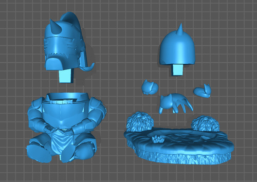 Fullmetal Alchemist Alphonse Chibi Archivo Para Impresión 3d (Usado)