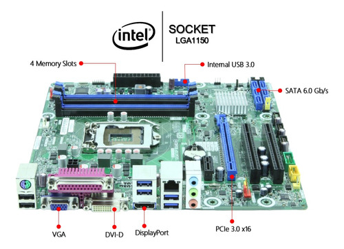 Tarjeta Madre (4ta Gen) Socket 1150 Ddr3 1600 Mhz Micro Atx