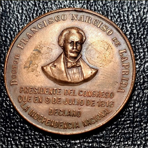 Medalla San Juan A Laprida Año 1904 - Cobre - 663