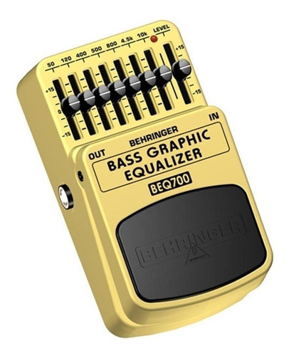 Pedal Equalizador Contrabaixo Beq700 -behringer +nf+garantia