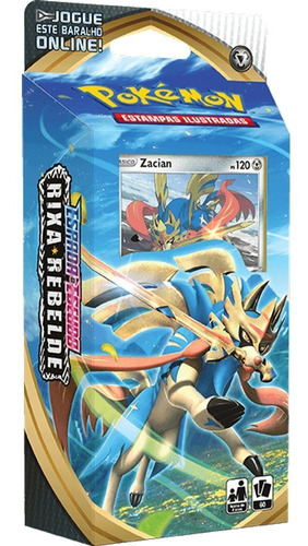 Starter Deck Pokémon Zacian Espada E Escudo 2 Rixa Rebelde