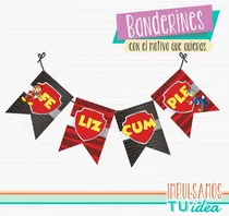 Comprar Cumple Mickey Sobre Ruedas, Banderín Mickey Para Imprimir
