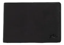 Comprar Billetera Rusty Busted Leather Wall Negro Hombre