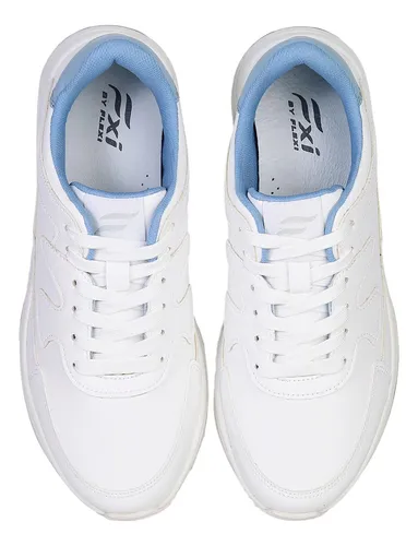 Tenis blancos flexi mujer sale
