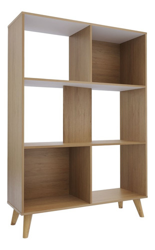 Librero York Color Rovere Blanco Rovere