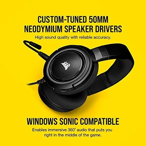 Auricular Corsair Hs35 Stereo Carbon Ps4/pc/xbox/switch