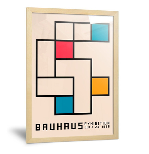 Cuadros Modernos Decorativos Bauhaus Geometricos Deco 35x50
