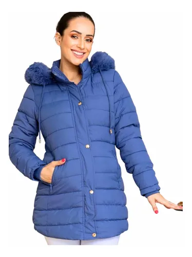 Jaqueta feminina cheap com pelo dentro