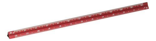 Minitriángulo De Aluminio Rojo De 6 Pulgadas De La Serie Alu