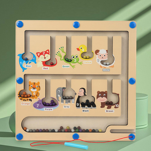 / Laberinto De Madera, Juego De Rompecabezas, Tablero Para