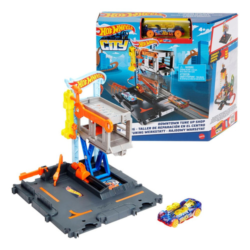 Taller Reparaciones Auto Hot Wheels Lanzador Mecanico Pista