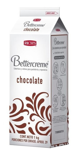 Bettercreme Chocolate 1 Kg Rich - L a $32650