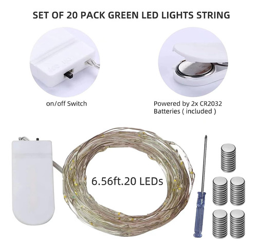 Luces De Hadas De Lámpara 20 Luces De Hadas Que Funcionan Co