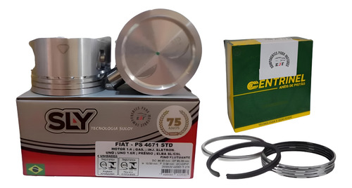 Pistao C/ Anel Std Uno Elba Premio 1.6 8v Inj Gas Sevel