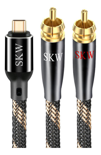 Skw Usb C To 2 Rca Audio Cable Audiophile Type C To 2rca Mal