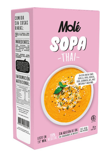 Sopa Thai - Mole - Bubu