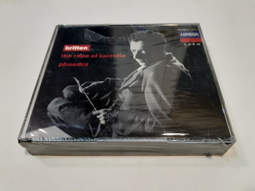 The Rape Of Lucretia/phaedra, Britten - 2cd 1990 Nuevo Usa