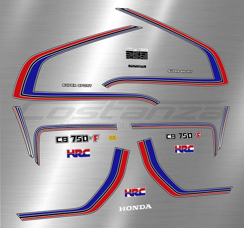 Calcos Honda Cb 750f 79 Super Sport Hrc Honda Racing