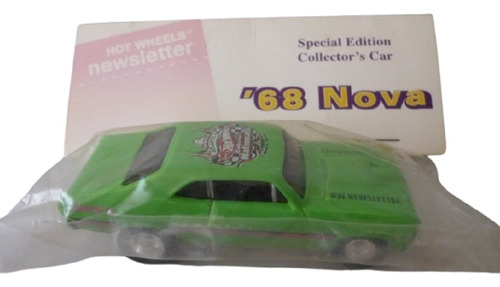 Hot Wheels 68 Nova Collectors Car 2006 Green - J P Cars