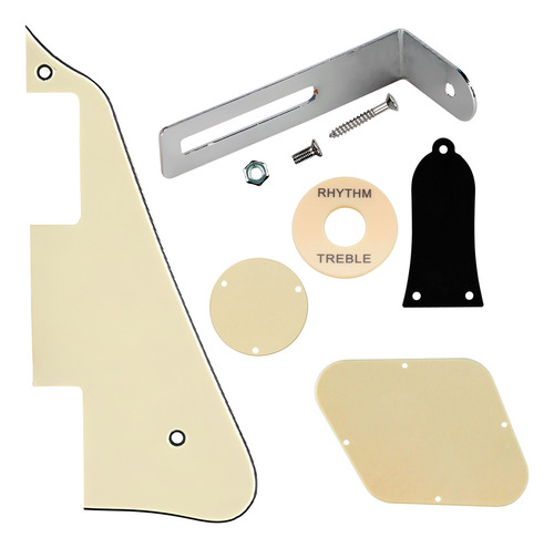 Kit Escudos Completo Les Paul Creme Vintage Backplate