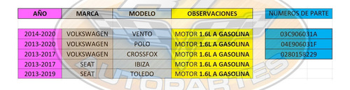 4x Inyector Gasolina 1.6l Arona 2023 03c906031a Original