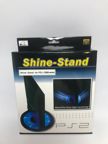 Imagen 5 de 9 de Base Vertical Luminosa Para Playstation 2 Slim Ps2 70000x