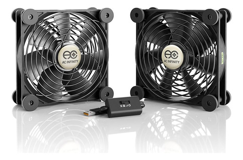 Ac Infinity Multifan S7, Ventilador Usb Doble Silencioso De 