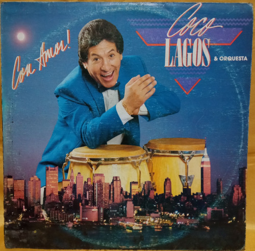 Fo Coco Lagos & Orquesta Lp Con Amor! 1989 Peru Ricewithduck