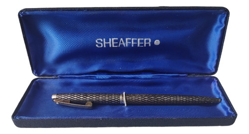 Lapicera Sheaffer Plata Made In Usa Con Estuche 