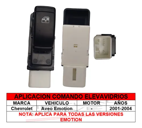 Boton Interruptor Elevavidrios Aveo Emotion Gt Emotion Sedan