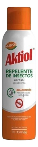 Repelente De Insectos Aktiol 143 Ml X 12 Unidades 