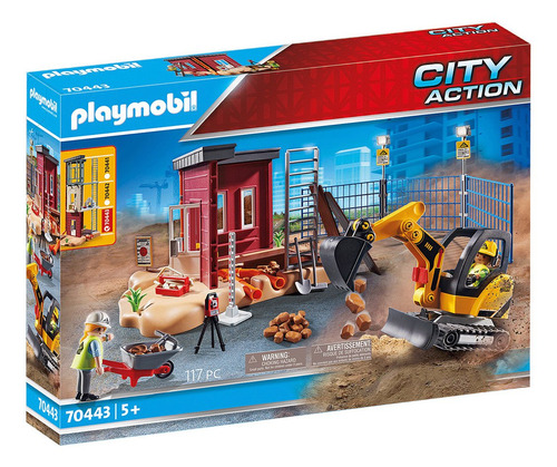 Playmobil City Action - Sitio De Construccion: Mini Excavado