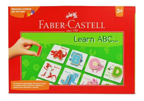 Set Creativo Juego Abc Aprende Alfabeto Letras Faber Castell