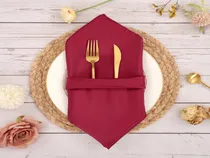 Comprar Set De Servilletas De Tela Satinada (colores Varios)
