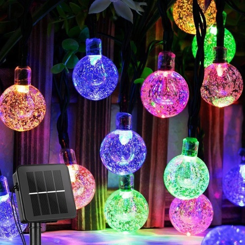 Guirnalda De 50 Luces Led Mini Esferas Decoración Navideña