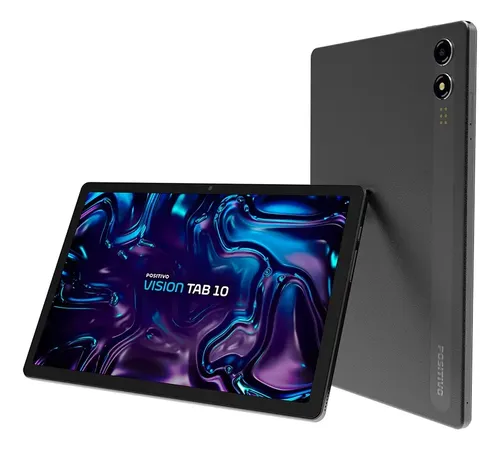 Tablet Positivo Vision Tab 10 4gb Ram 128gb Armazenamento, Octa-core, 13mp + Selfie 5mp, Bateria 6000mah, Tela 10.1 Hd, Wifi Ac E 4g, Full Lamination