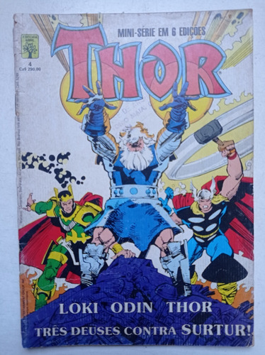 Hq Thor - Mini Série - Parte 4 - Ed. Abril - 1988