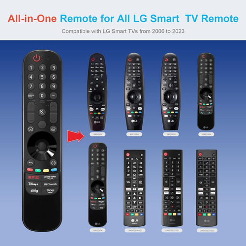 Nuevo Reemplazo De Mage Magic Remote Mr23ga Para LG Magic Re
